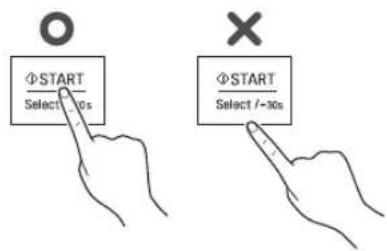 ΦSTART Select 30s ΦSTART Select /~30s
