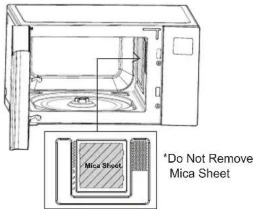 Mica Sheet *Do Not Remove Mica Sheet