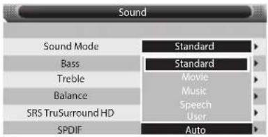 Logik L24FED13I - Sound Setting - Sound Menu - 1
