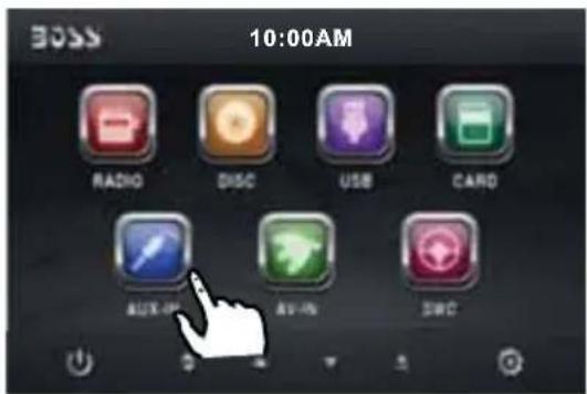 10:00AM RADIO DISC USB CARD AUTO-ON AV-ON SWC