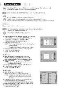 Scanned document page with Chinese text, tables, and a grid of small charts or photos
