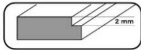 Ozito PLR-5000 - Making a Rebate Cut - 1