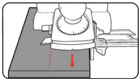 Ozito PLR-5000 - Making a Rebate Cut - 3