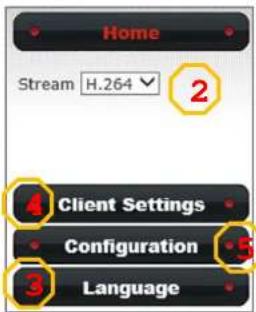 Home Stream H.264 2 4 Client Settings Configuration 3 Language