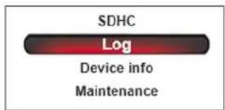 SDHC Log Device info Maintenance