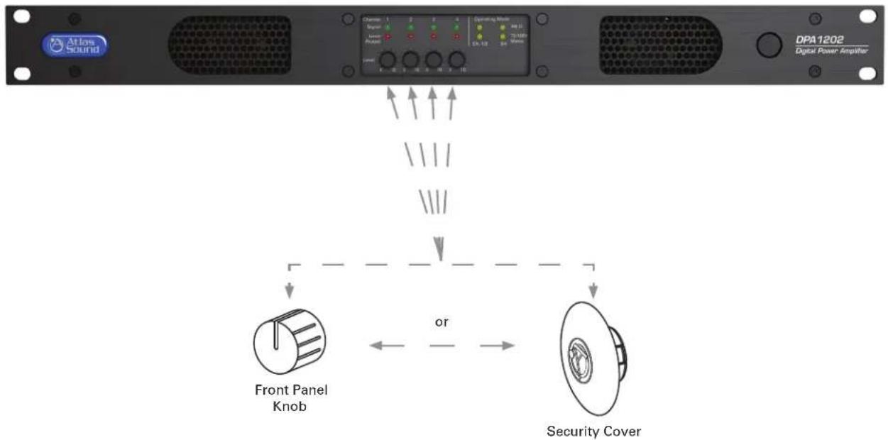 Atlas Sound DPA602 - Channel 1, 2, 3, 4 Level Controls - 1