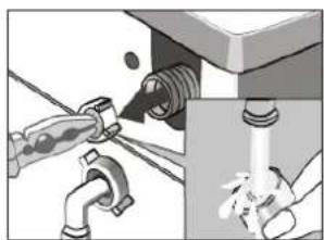 Esatto EFLW6 - CLEANING THE INLET FILTER - 2
