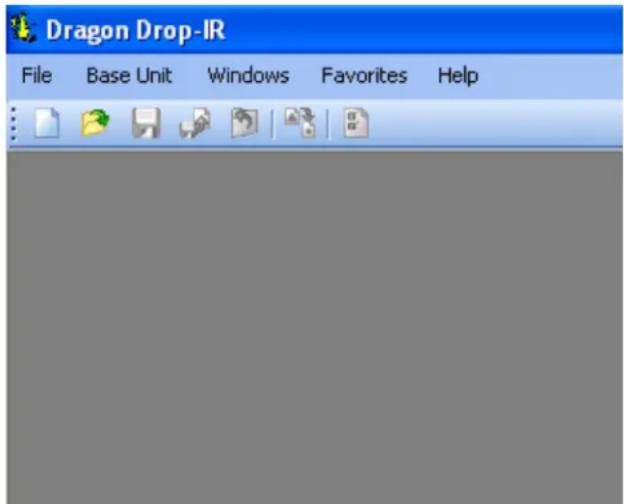 Dragon Drop-IR File Base Unit Windows Favorites Help