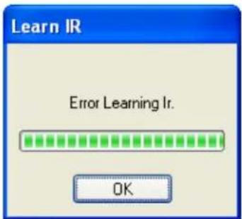 Learn IR Error Learning Ir. OK