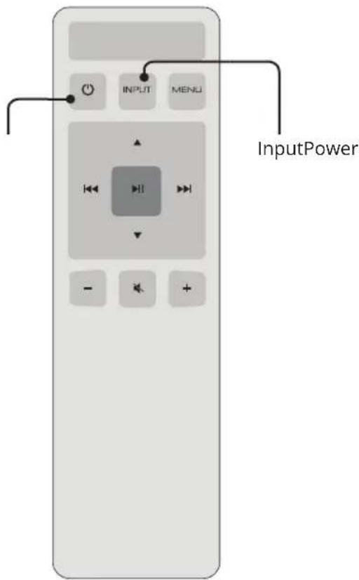 INPUT MENU InputPower
