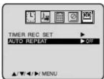 TOSHIBA MW24F51 - Press ▲ or ▶ select "AUTO REPEAT". - 2