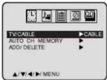 TOSHIBA MW24F51 - TV/CABLE selection - 5