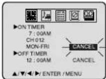 TOSHIBA MW24F51 - To set the on timer - 11