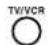 TOSHIBA MW24F51 - Press TV/VCR to select TV/VCR mode. Then press DISPLAY to check the clock on the screen. - 1