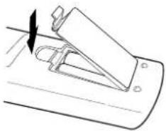 TOSHIBA MW20F52 - Inserting batteries - 3