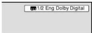 TOSHIBA MW20F52 - Press AUDIO SELECT during playback. - 1