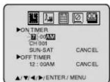 TOSHIBA MW20F52 - To set the on timer - 9