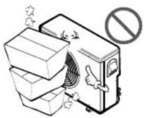 LG M182CB - Do not block the inlet or outlet of air flow. - 1
