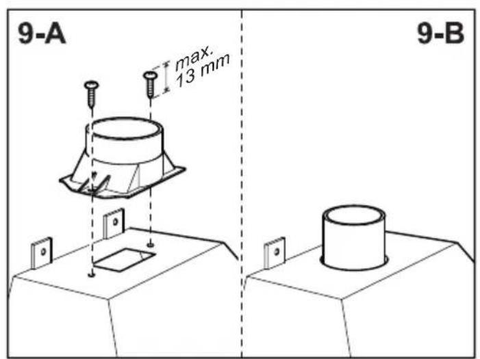 9-A max. 13 mm 9-B