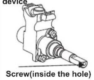 device Screw(inside the hole)