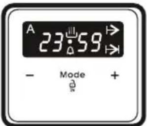 A 23:59 - Mode + →