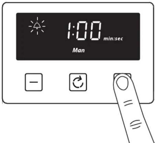 1:00 min:sec Man - C = ≡