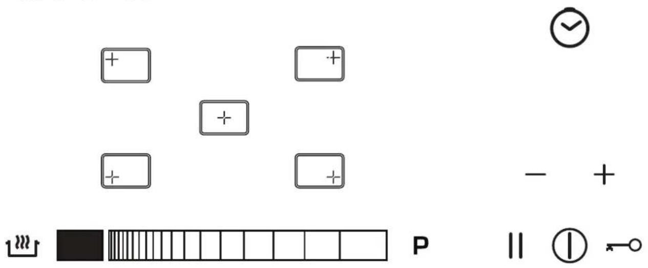 Diagram showing electrical symbols and polarity labels including +, -, -, +, -, +, P, and I with a checkmark icon.