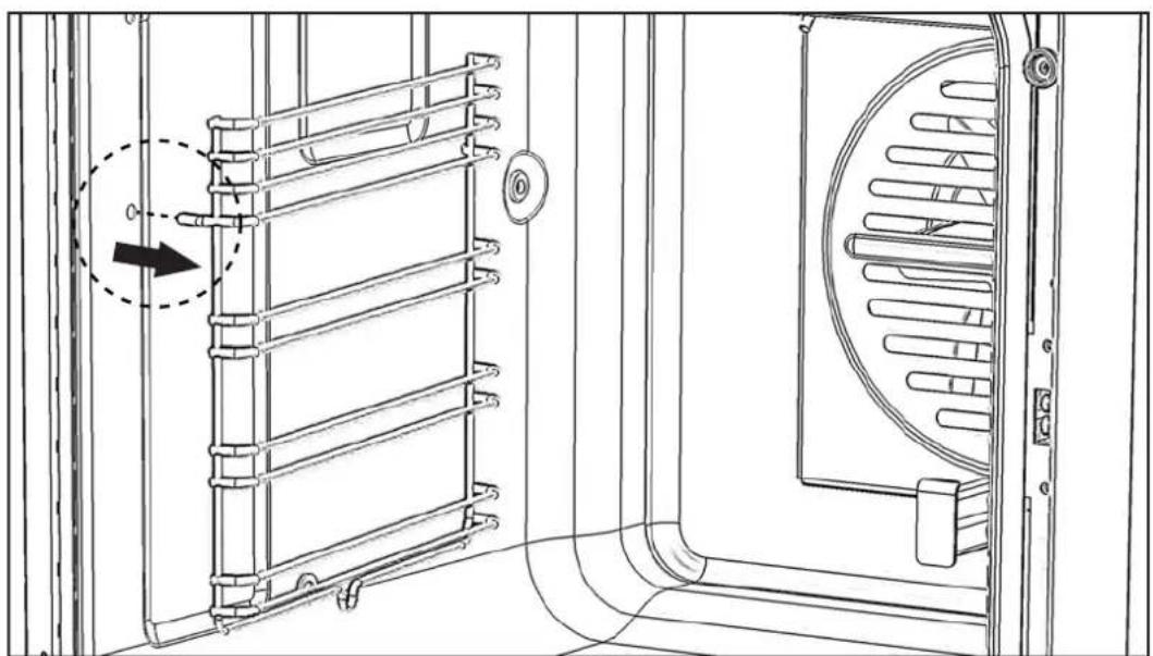 BELLING BCC900IB - Removing Shelf Runners - 2