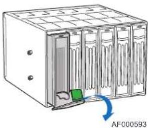 INTEL SC5400 - Removing Hot Swap Drive(s) - 1