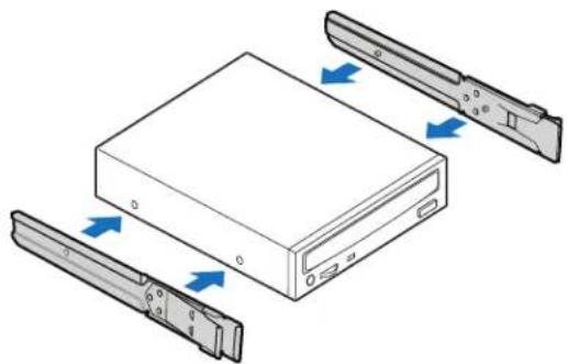INTEL SC5400 - Installing a DVD or CD-ROM Drive - 2