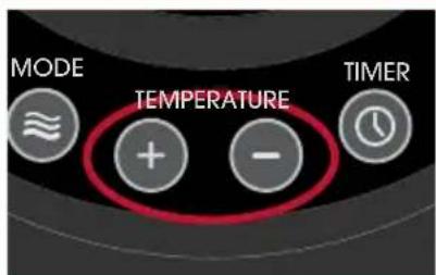 MODE TEMPERATURE TIMER
