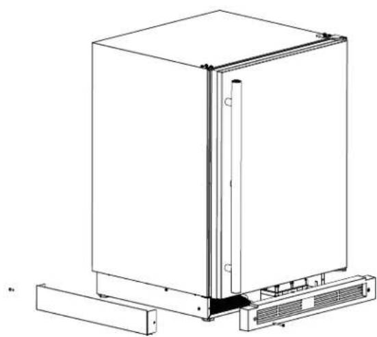 U-Line 1224BEVS-00A - To install the kit: - 3