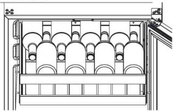 U-Line 1224BEVS-00A - Recommended Wine Storage - 1