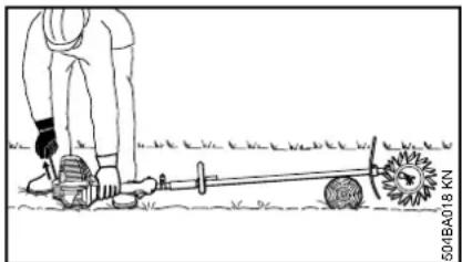 STIHL BF-MM - Starting the Engine - 1