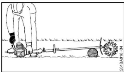 STIHL BF-MM - Arranque del motor - 1