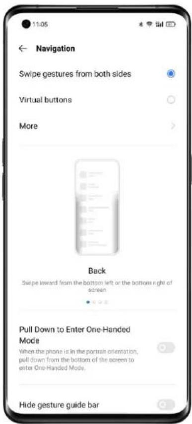 Realme Q3 Pro Special - Swipe Gestures from Both Sides - 1