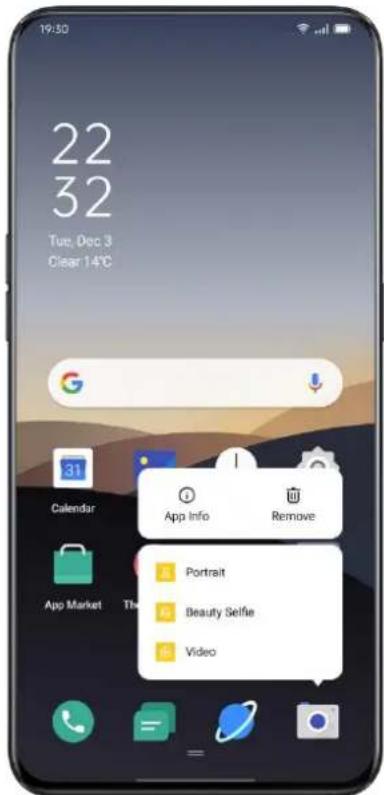 Realme Q3 Pro Special - Create App Shortcuts - 1