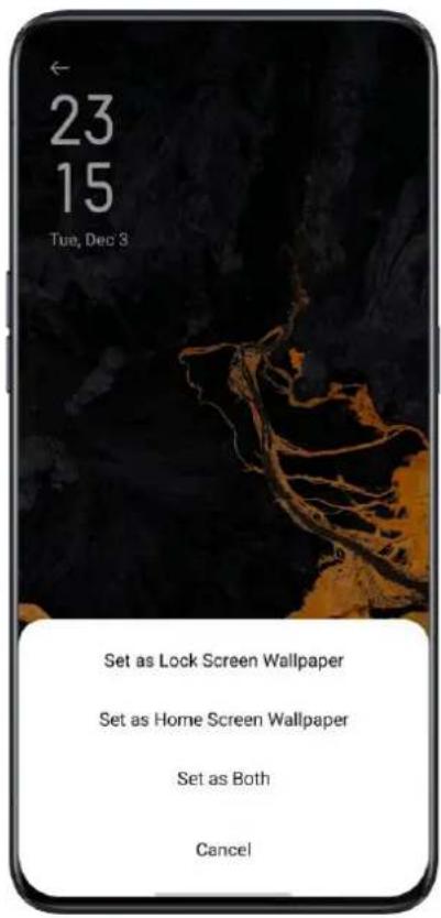 Realme Q3 Pro Special - Changing the Wallpaper - 1