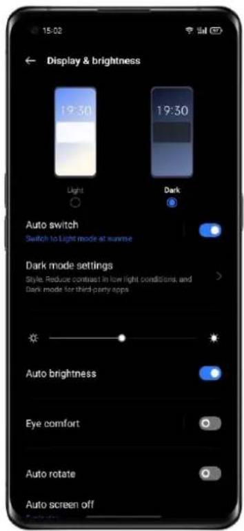 Realme Q3 Pro Special - Setting Dark Mode to Start at a Specific Time - 1