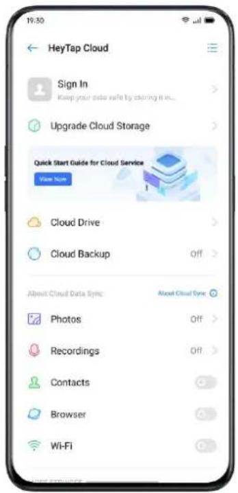 Realme Q3 Pro Special - Activate HeyTap Cloud - 1