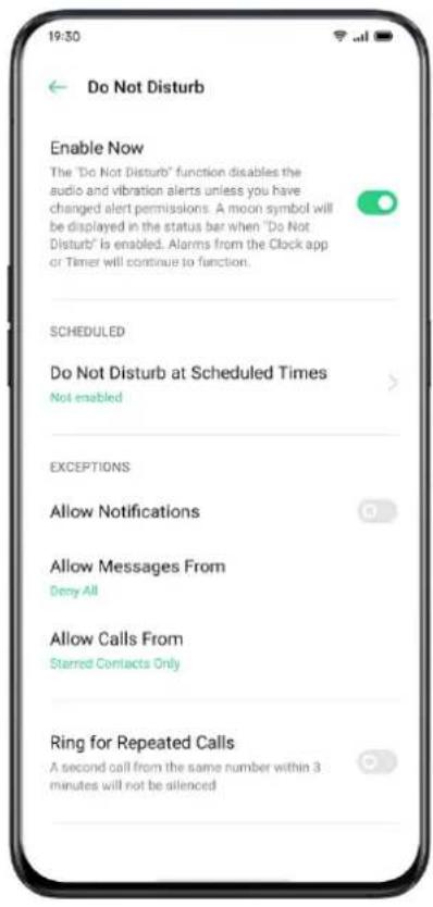 Realme Q3 Pro Special - Turn on "Do Not Disturb" - 1