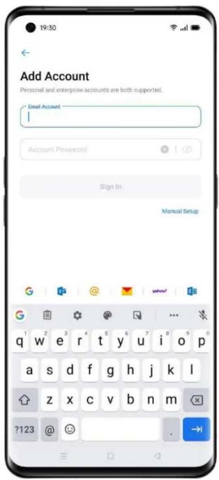 Realme Q3 Pro Special - Sign in to your email account - 1