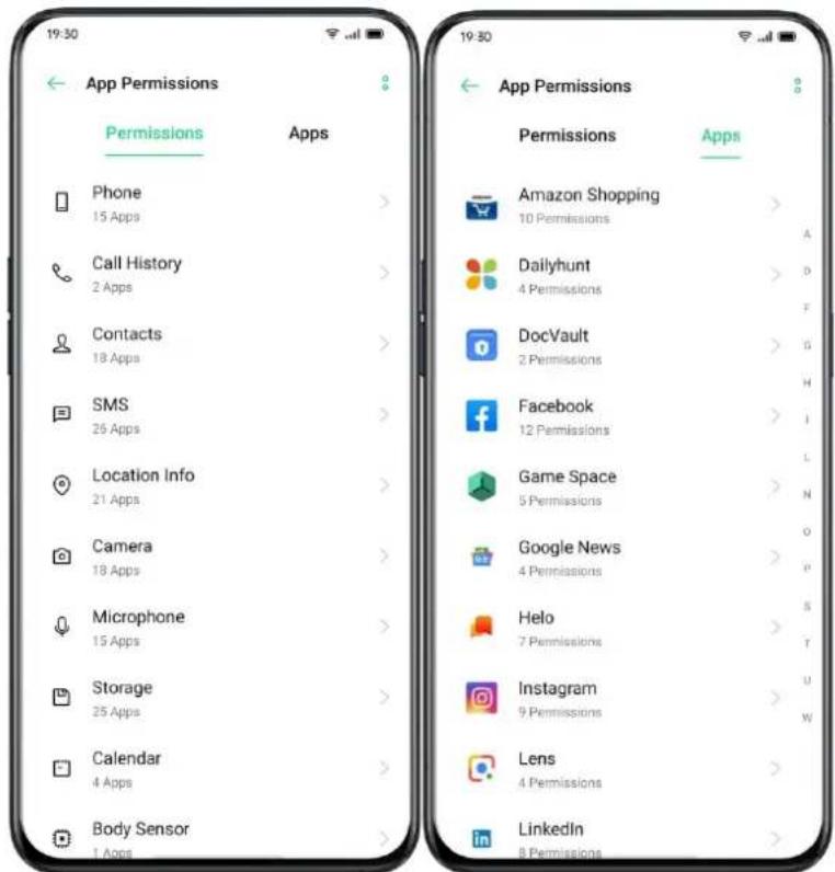 Realme Q3 Pro Special - Manage App Permissions - 1