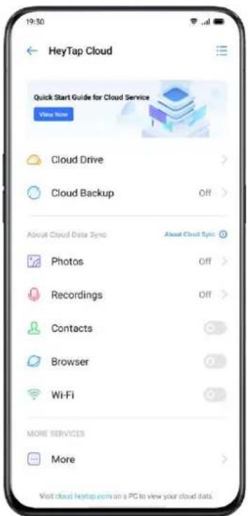 Realme Q3 Pro Special - Use HeyTap Cloud - 1