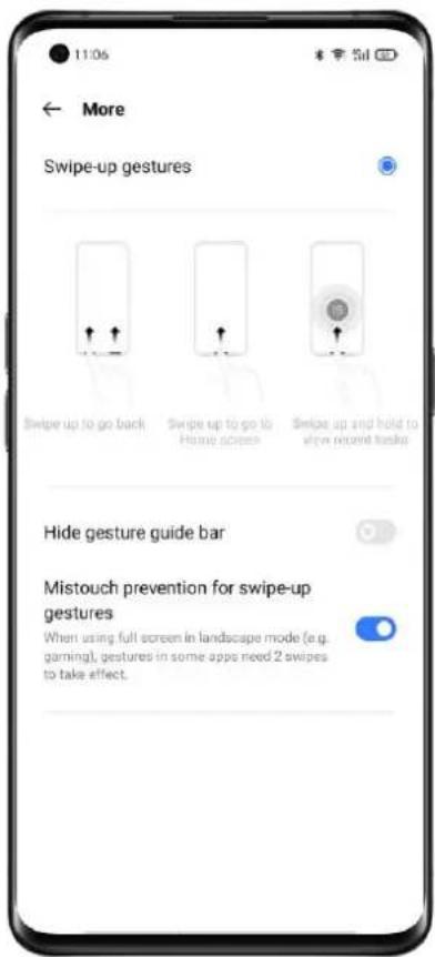 Realme Q3 Pro Special - Swipe up to: - 1