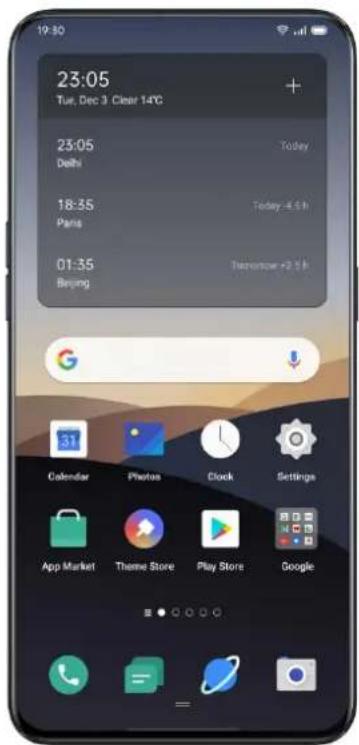 Realme Q3 Pro Special - Add Time Zone Clock - 1