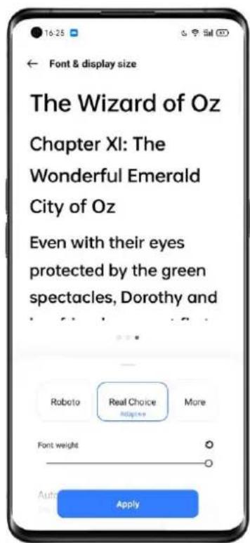 Realme Q3 Pro Special - Change Font Size - 2