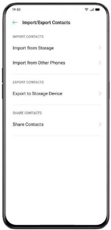 Realme Q3 Pro Special - Import Contacts - 1