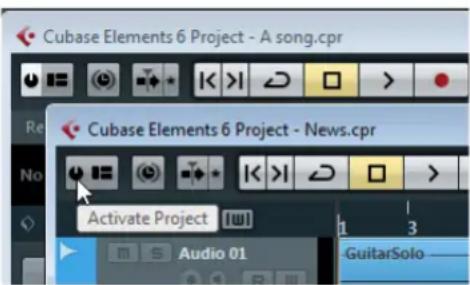 Cubase Elements 6 Project - A song.cpr Cubase Elements 6 Project - News.cpr Activate Project Audio 01 GuitarSolo
