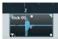 STEINBERG Cubase Elements 6 - Resizing events - 3